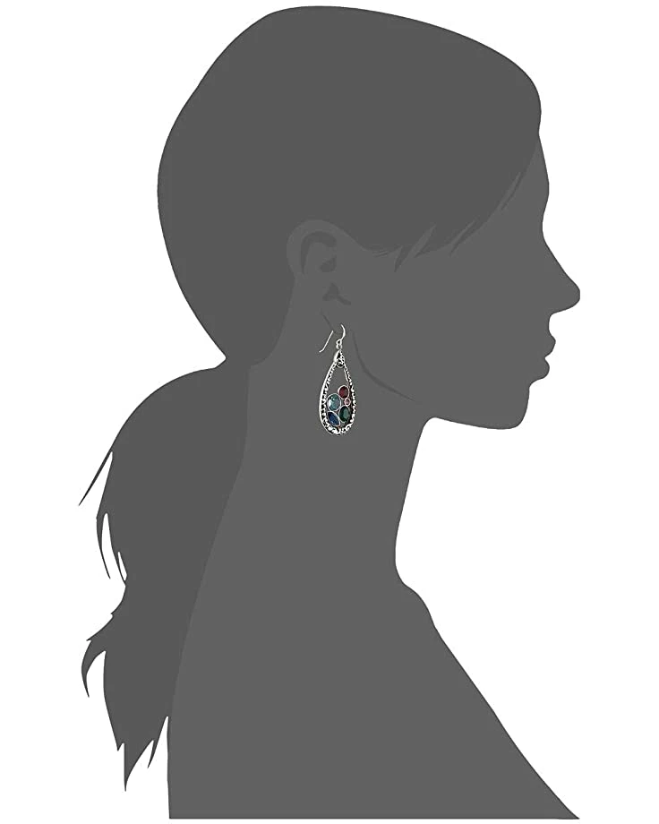 Brighton Elora Gems Vitrail Hoop French Wire Earrings 3 Brighton Elora Gems Vitrail Hoop French Wire Earrings - Image 3