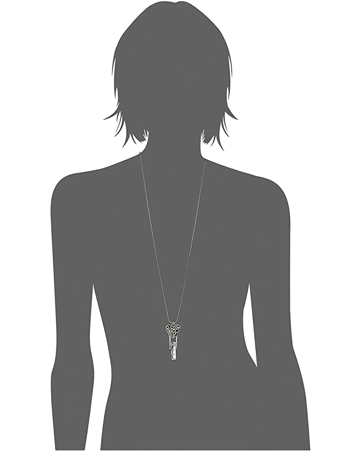 Brighton Floating Heart Badge Clip Necklace | Necklaces 3 Brighton Floating Heart Badge Clip Necklace | Necklaces - Image 3