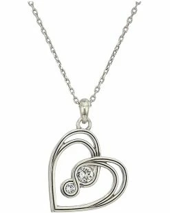 Brighton Infinity Sparkle Petite Heart Necklace | Necklaces