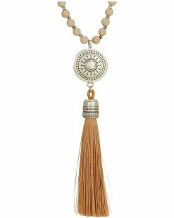Brighton Marrakesh Neutral Tassel Necklace | Necklaces
