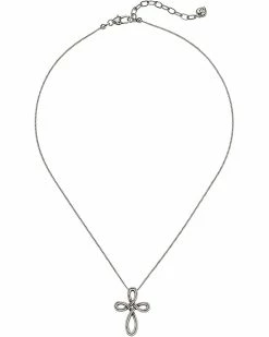 Brighton Necklaces Interlok Petite Cross Necklace