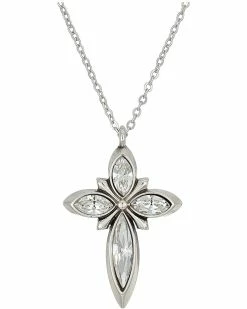 Brighton Necklaces Spear Cross Charm Necklace