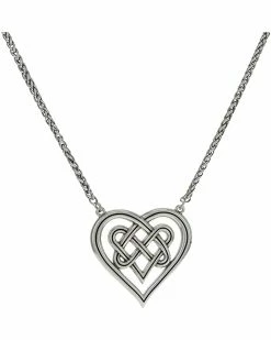 Brighton Necklaces Interlok Crossing Hearts Necklace