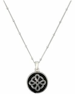 Brighton Interlok Noir Reversible Necklace | Necklaces