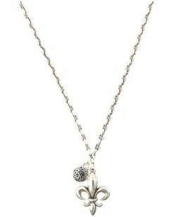 Brighton Necklaces Ferrara Fleur De Lis Petite Necklace