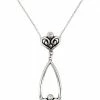 Brighton Necklaces Alcazar Heart Teardrop Necklace