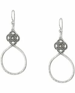 Brighton Interlok Petite Knot Circle French Wire Earrings