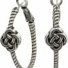 Brighton Interlok Knot Rope Hoop Earrings