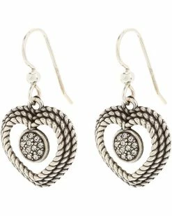 Brighton Portuguese Heart French Wire Earrings