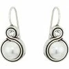 Brighton Infinity Pearl French Wire Earrings
