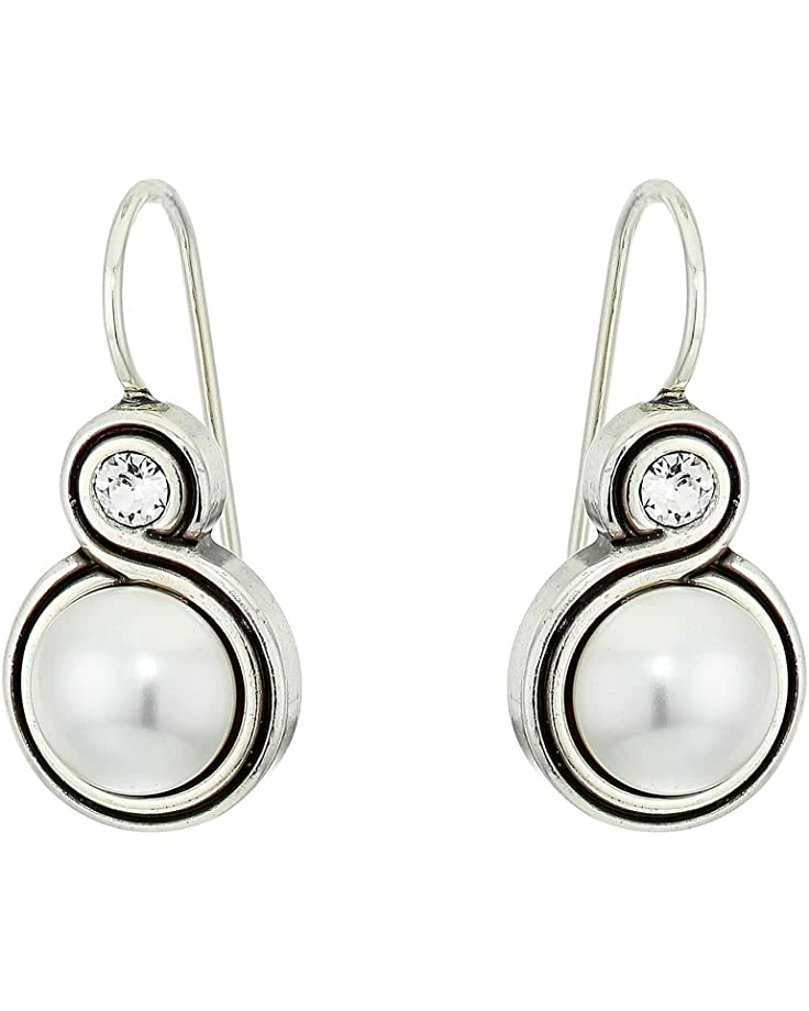 Brighton Infinity Pearl French Wire Earrings 1 Brighton Infinity Pearl French Wire Earrings