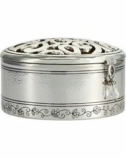 Brighton Jewelry Boxes & Cleaners Skribble Round Jewelry Trinket Box