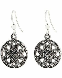Brighton Interlok Medallion French Wire Earrings