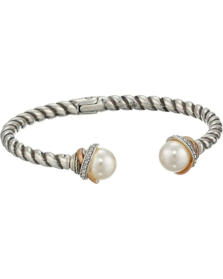Brighton Neptune's Rings Pearl Open Hinged Bangle | Bracelets 1 Brighton Neptune's Rings Pearl Open Hinged Bangle | Bracelets