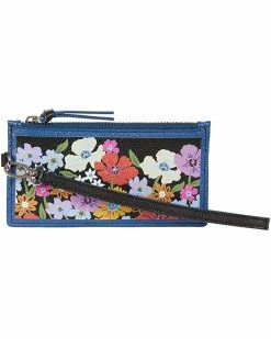 Brighton Painted Poppies Card Case | Wallets