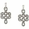 Brighton Interlok Endless Knot Post Drop Earrings