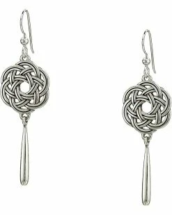Brighton Interlok Eternity Circle French Wire Earrings