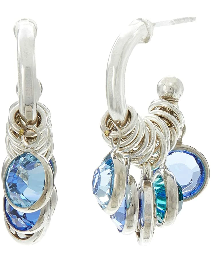 Brighton Elora Gems Small Hoop Earrings 1 Brighton Elora Gems Small Hoop Earrings