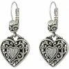 Brighton Reno Heart Leverback Earrings