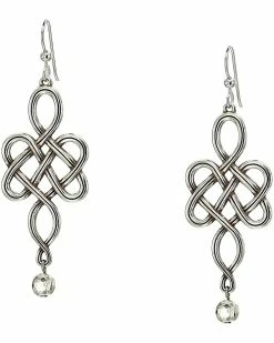Brighton Interlok Endless Knot French Wire Earrings