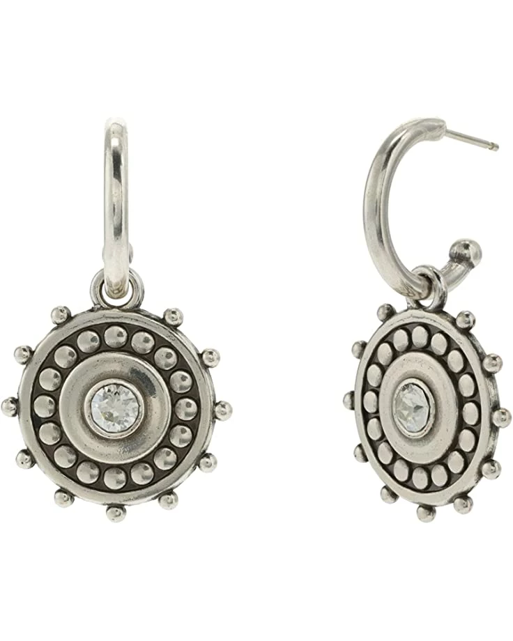 Brighton Pebble Dot Medali Reversible Hoop Earrings 1 Brighton Pebble Dot Medali Reversible Hoop Earrings