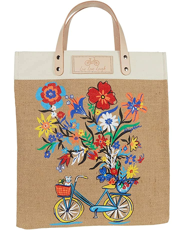 Brighton Bicycle Fun Burlap Tote | Handbags 1 Brighton Bicycle Fun Burlap Tote | Handbags
