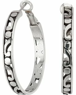 Brighton Contempo Medium Hoop Earrings