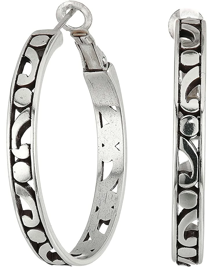 Brighton Contempo Medium Hoop Earrings 1 Brighton Contempo Medium Hoop Earrings