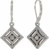 Brighton Illumina Diamond Leverback Earrings
