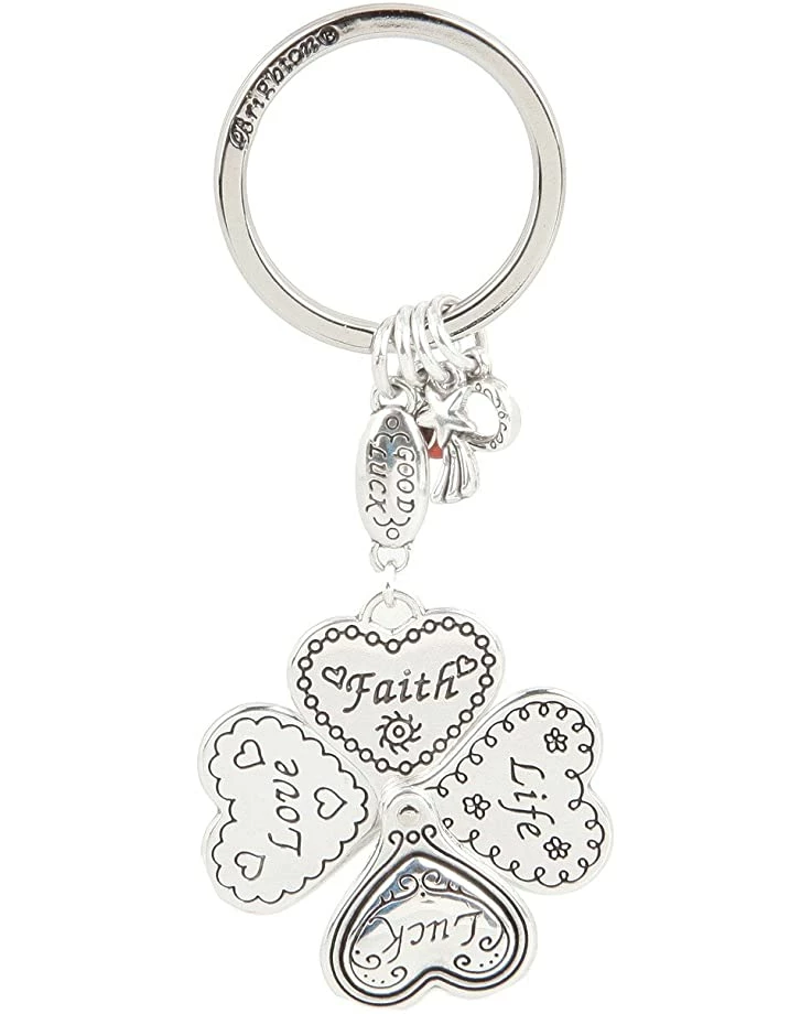 Brighton Lucky Clover Heart Fob | Bag and Travel Accessories 3 Brighton Lucky Clover Heart Fob | Bag and Travel Accessories - Image 3