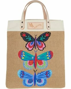Brighton Flutter Burlap Tote | Handbags