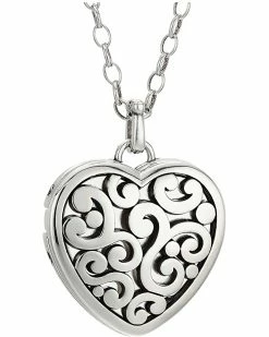 Brighton Contempo Heart Convertible Locket Necklace | Necklaces