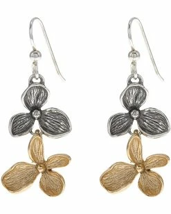 Brighton Shop 58 Brighton Everbloom Duo French Wire Drop Earrings