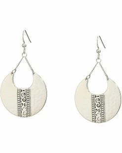 Brighton Mingle Disc Large French Wire Earrings