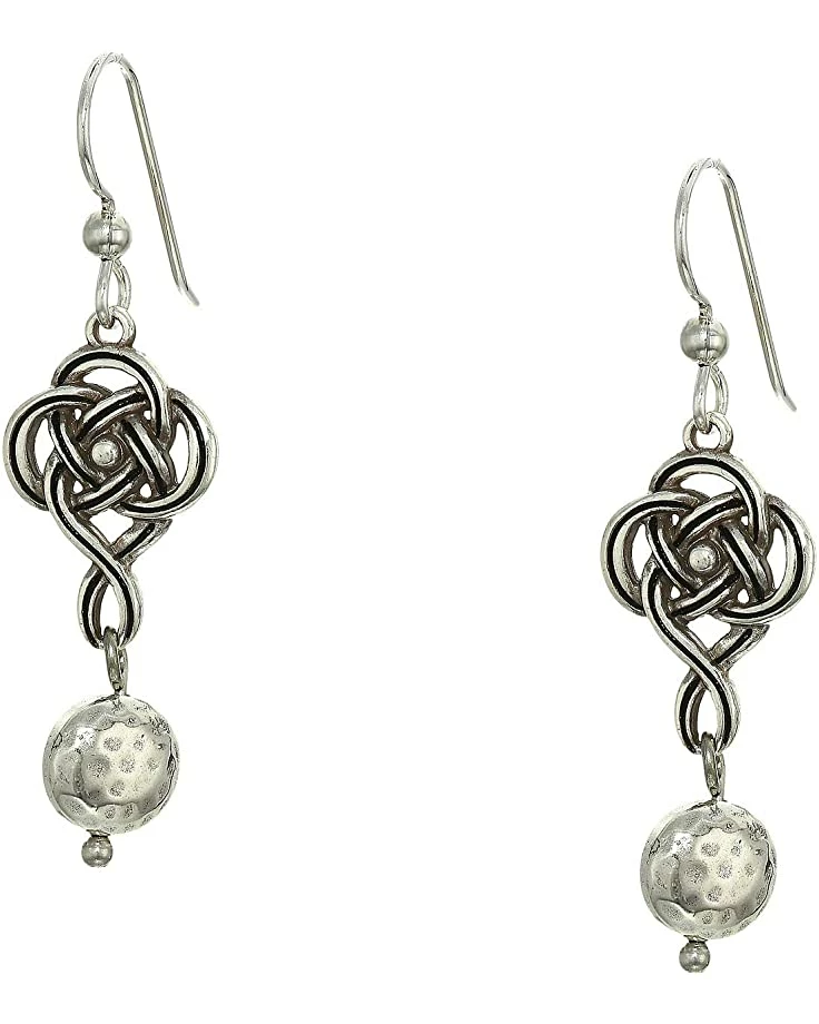 Brighton Interlok Knot French Wire Earrings 1 Brighton Interlok Knot French Wire Earrings