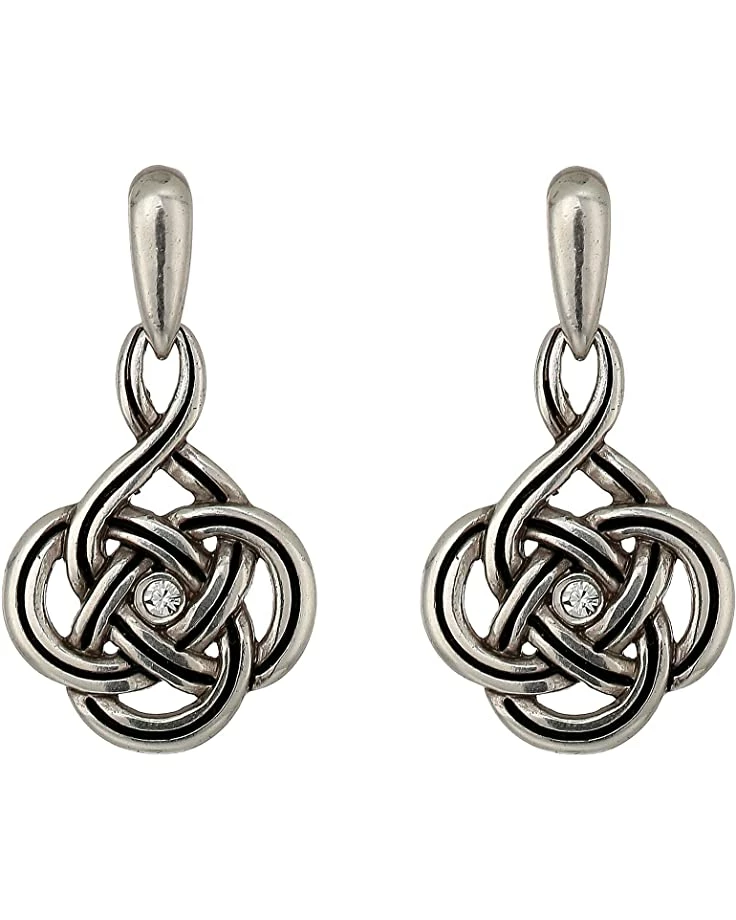 Brighton Interlok Petite Drop Earrings 1 Brighton Interlok Petite Drop Earrings