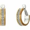 Brighton Meridian Two-Tone Hoop Earrings
