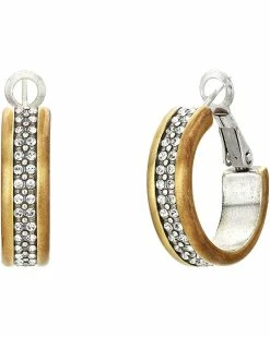 Brighton Meridian Two-Tone Hoop Earrings