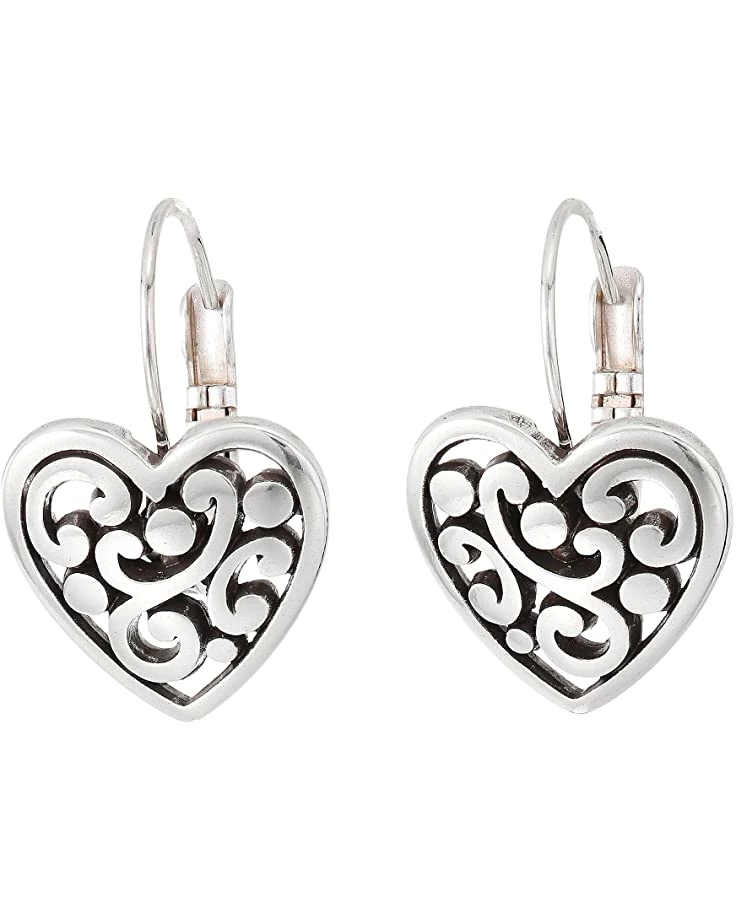 Brighton Contempo Heart Leverback Earrings 1 Brighton Contempo Heart Leverback Earrings