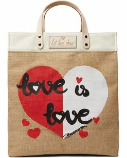 Brighton Love is Love Burlap Tote Bag | Handbags