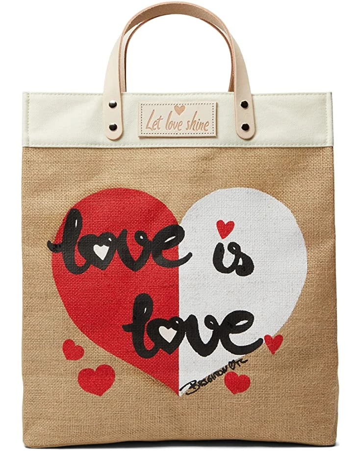 Brighton Love is Love Burlap Tote Bag | Handbags 1 Brighton Love is Love Burlap Tote Bag | Handbags